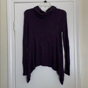 Purple Turtle Neck Sweater